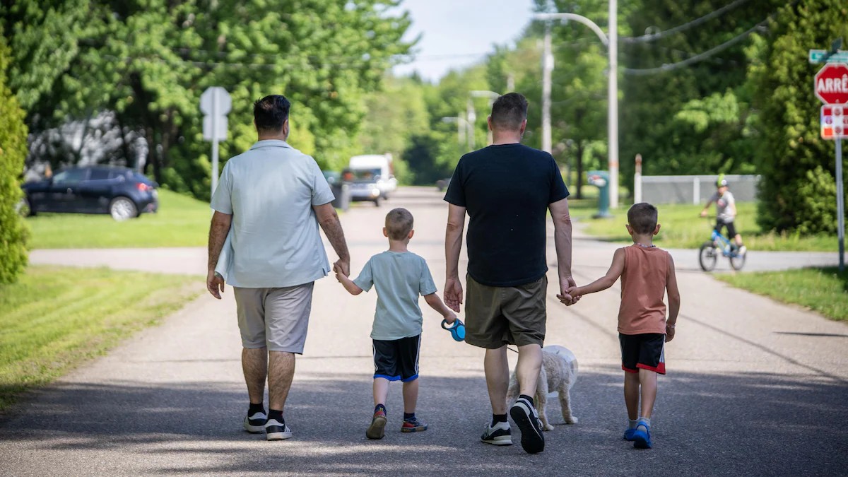 Guillaume Gingras et sa famille